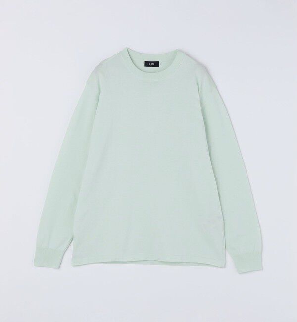 SHIPS「SHIPS: 〈手洗い可能〉14ゲージ TEXBRID(R) コットン ハイゲージ ニット」|ニット・セーター|