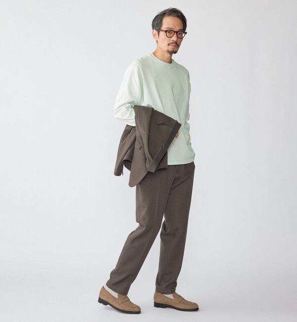 SHIPS「SHIPS: 〈手洗い可能〉14ゲージ TEXBRID(R) コットン ハイゲージ ニット」|ニット・セーター|