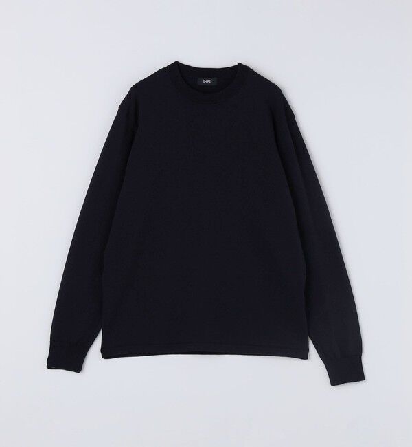 SHIPS「SHIPS: 〈手洗い可能〉14ゲージ TEXBRID(R) コットン ハイゲージ ニット」|ニット・セーター|