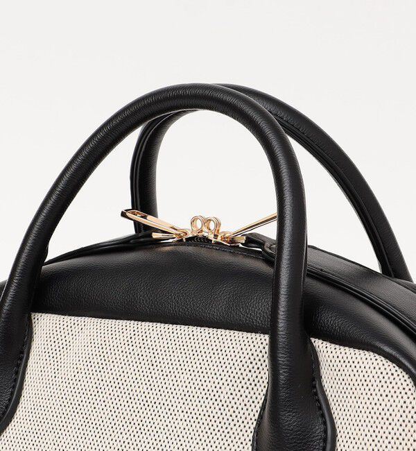 quaranciel「quaranciel: ダブルジップ デザイン ボストン ショルダー バッグ」|ショルダー・メッセンジャー|