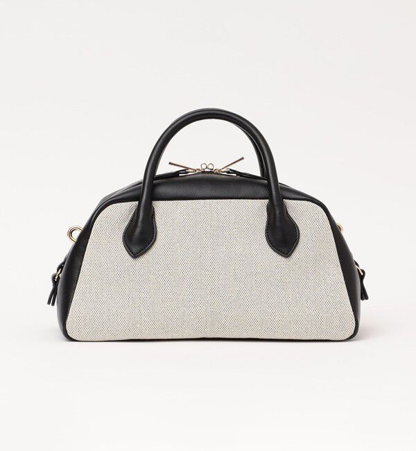 quaranciel「quaranciel: ダブルジップ デザイン ボストン ショルダー バッグ」|ショルダー・メッセンジャー|