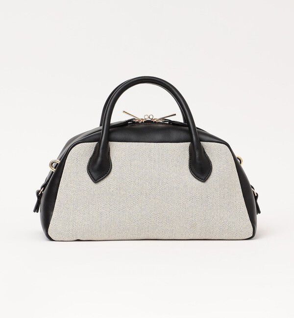 quaranciel「quaranciel: ダブルジップ デザイン ボストン ショルダー バッグ」|ショルダー・メッセンジャー|