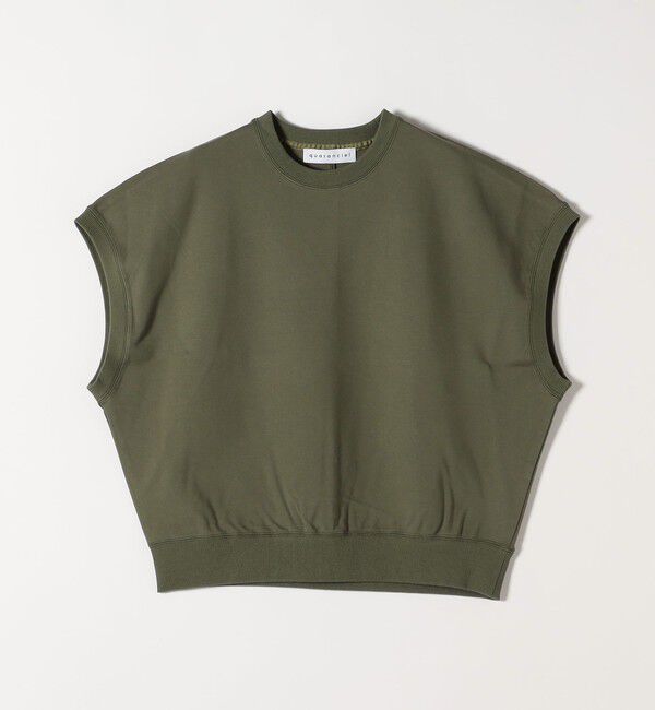 quaranciel「quaranciel:〈洗濯機可能〉ライト ポンチ コンパクト フレンチスリーブ TEE」|Tシャツ・カットソー|