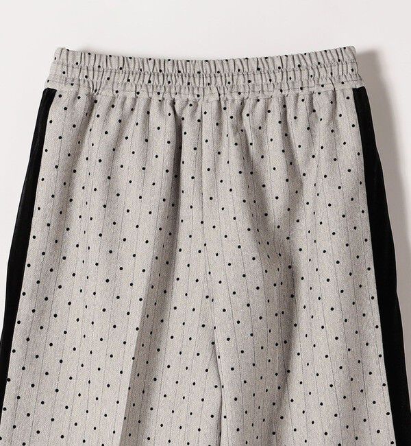 quaranciel「quaranciel:〈洗濯機可能〉フロッキー ドット ストライプ ライン イージー パンツ」|その他|