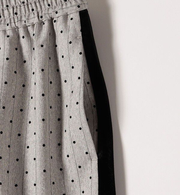 quaranciel「quaranciel:〈洗濯機可能〉フロッキー ドット ストライプ ライン イージー パンツ」|その他|