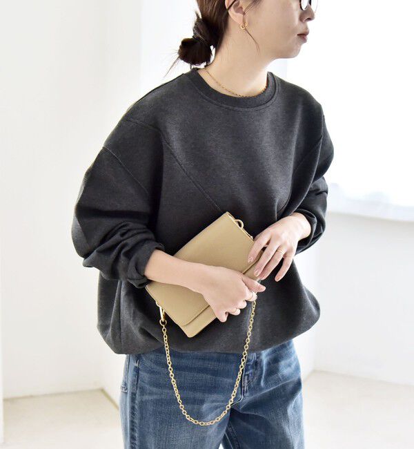 quaranciel「quaranciel:〈洗濯機可能〉ポンチ Vヨークバルーン スウェット プルオーバー」|スウェット・ジャージ|