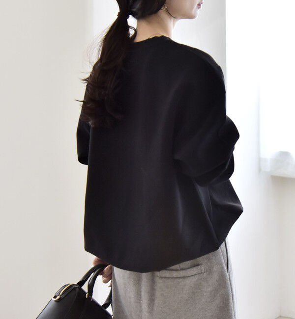 quaranciel「quaranciel:〈洗濯機可能〉ポンチ Vヨークバルーン スウェット プルオーバー」|スウェット・ジャージ|