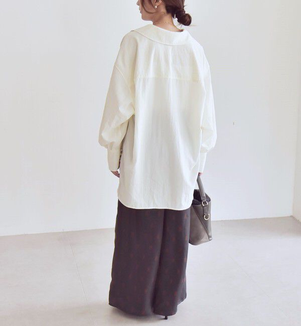 quaranciel「quaranciel:〈手洗い可能〉モノグラム ドット リラックス ワイド パンツ」|その他|