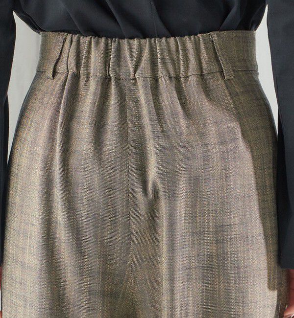 SHIPS for women「〈手洗い可能〉シャンブレー ポケット デザイン ワイド パンツ」|スラックス|