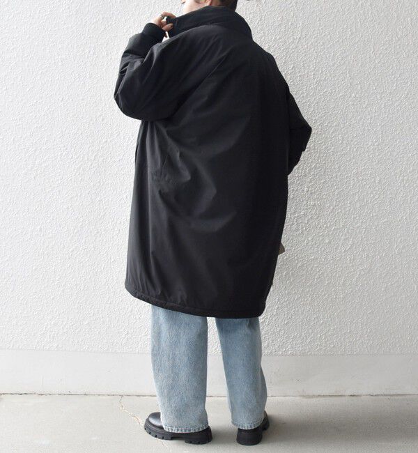SHIPS any:〈多機能〉中綿 2WAY スタンドカラー モンスター コート