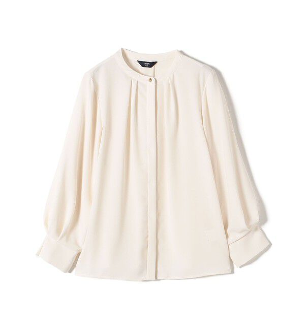 SHIPS Colors 「SHIPS Colors:〈洗濯機可能〉ジョーゼット タックスリーブ ブラウス 2◇」|シャツ・ブラウス|