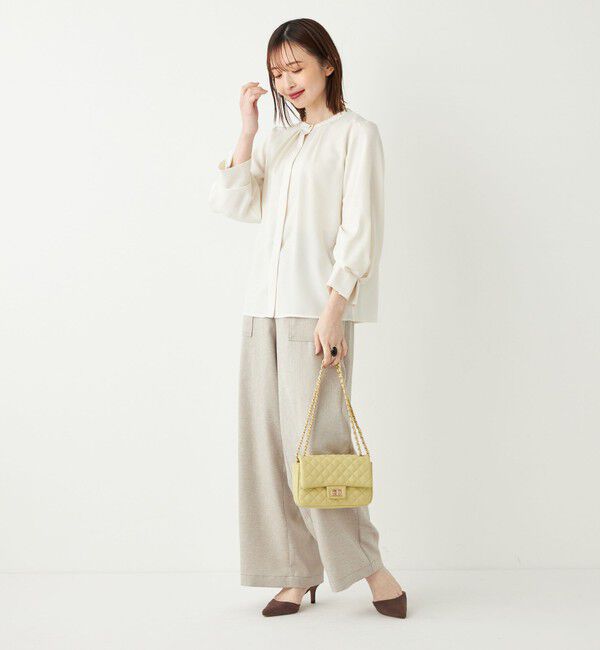 SHIPS Colors 「SHIPS Colors:〈洗濯機可能〉ジョーゼット タックスリーブ ブラウス 2◇」|シャツ・ブラウス|