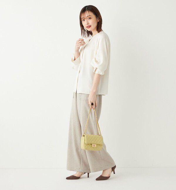 SHIPS Colors 「SHIPS Colors:〈洗濯機可能〉ジョーゼット タックスリーブ ブラウス 2◇」|シャツ・ブラウス|