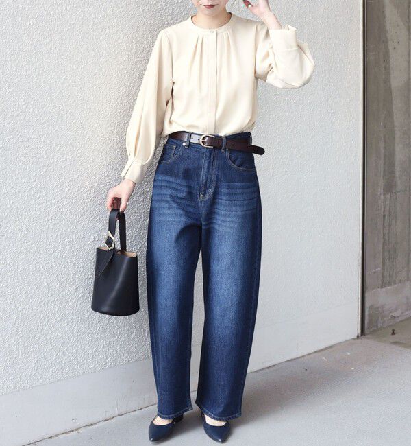 SHIPS Colors 「SHIPS Colors:〈洗濯機可能〉ジョーゼット タックスリーブ ブラウス 2◇」|シャツ・ブラウス|