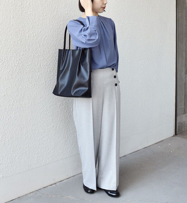 SHIPS Colors 「SHIPS Colors:〈洗濯機可能〉ジョーゼット タックスリーブ ブラウス 2◇」|シャツ・ブラウス|