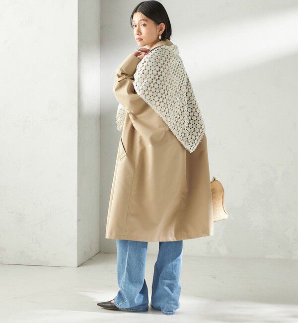 SHIPS for women「【SHIPS別注】BINDU: レース トライアングル スカーフ」|バンダナ・スカーフ|