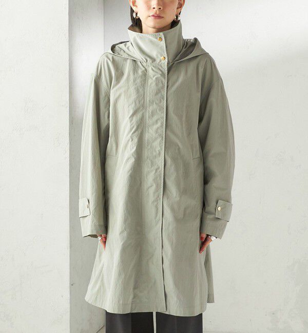 SHIPS for women「〈手洗い可 / 撥水加工 / UVカット〉 スタンドカラー フード コート」|その他|