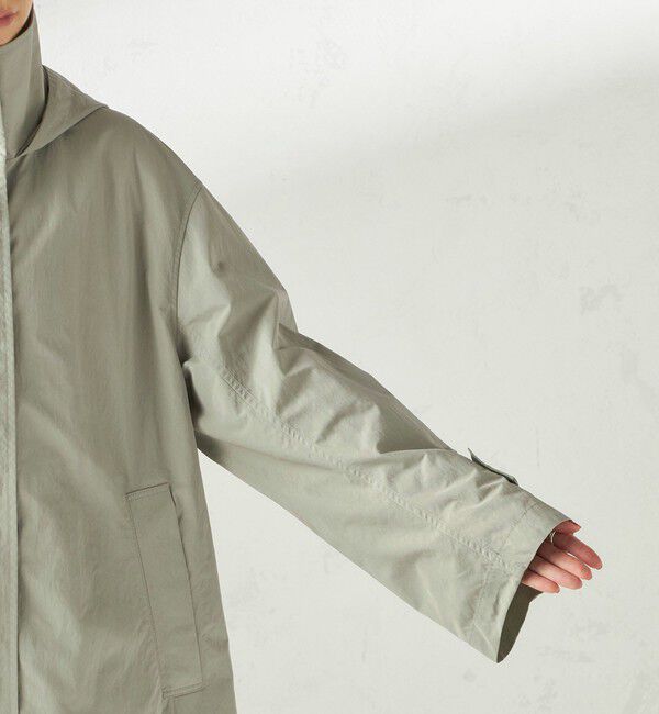 SHIPS for women「〈手洗い可 / 撥水加工 / UVカット〉 スタンドカラー フード コート」|その他|