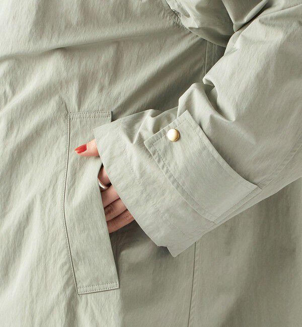 SHIPS for women「〈手洗い可 / 撥水加工 / UVカット〉 スタンドカラー フード コート」|その他|