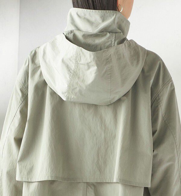 SHIPS for women「〈手洗い可 / 撥水加工 / UVカット〉 スタンドカラー フード コート」|その他|