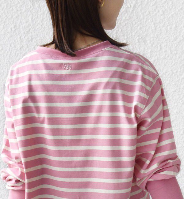 SHIPS for women「《追加予約》【SHIPS別注】TENNESSEE:〈洗濯機可能〉ワイド ボーダー TEE」|Tシャツ・カットソー|