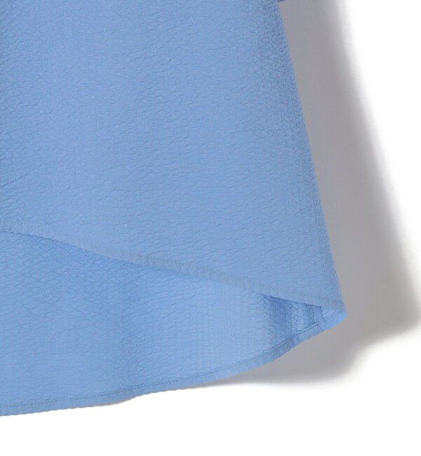 SHIPS for women「《予約》【WEB限定】〈手洗い可能〉サッカー ギャザー シャツ 羽織」|シャツ・ブラウス|