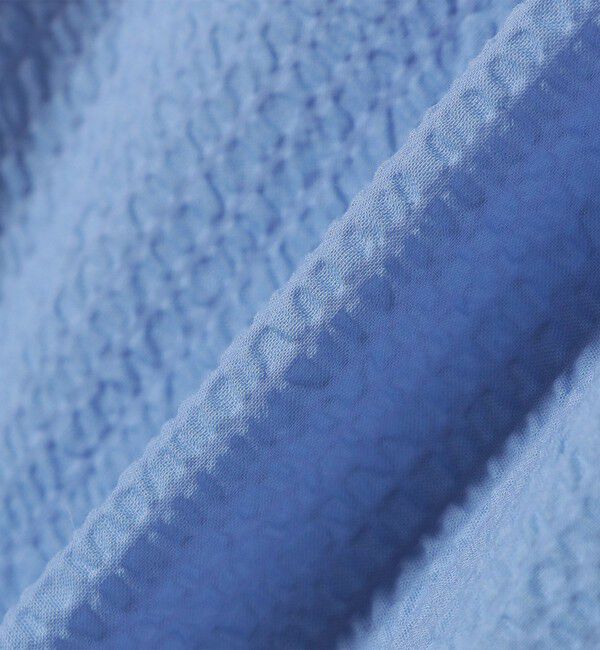 SHIPS for women「《予約》【WEB限定】〈手洗い可能〉サッカー ギャザー シャツ 羽織」|シャツ・ブラウス|