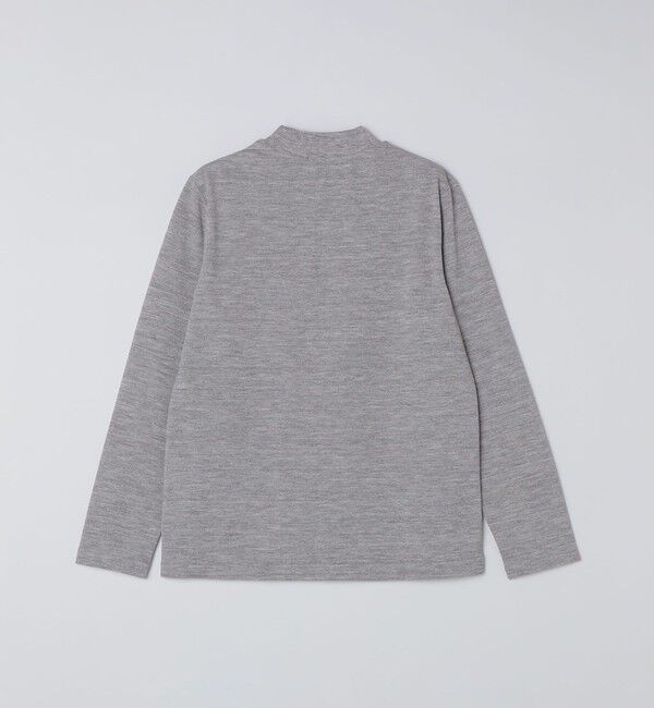 SHIPS「【WEB限定】SHIPS: 防シワ・吸水速乾 Drymix(R) モックネック ロングスリーブ Tシャツ」|Tシャツ・カットソー|