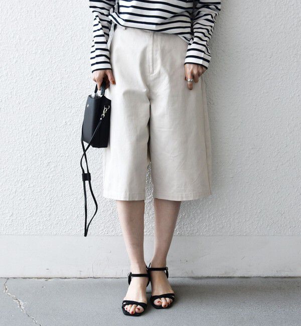 SHIPS any「《予約》SHIPS any:〈洗濯機可能〉コットン チノ ショート パンツ」|その他|ナチュラル