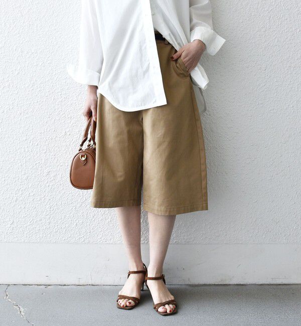 SHIPS any「《予約》SHIPS any:〈洗濯機可能〉コットン チノ ショート パンツ」|その他|