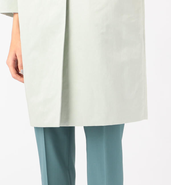 TOMORROWLAND collection「スパークツイル コクーンコート」|ノーカラーコート|