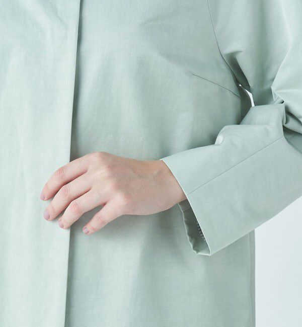 TOMORROWLAND collection「スパークツイル コクーンコート」|ノーカラーコート|