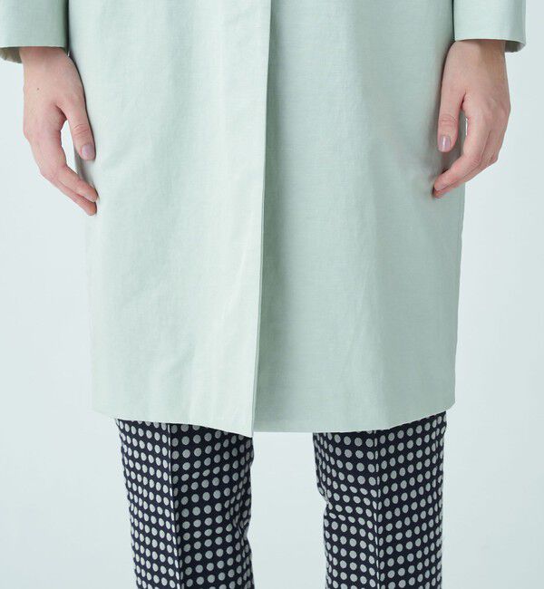 TOMORROWLAND collection「スパークツイル コクーンコート」|ノーカラーコート|