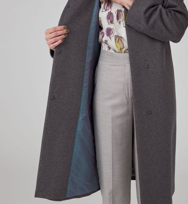 TOMORROWLAND collection「ピュアカシミヤ ノーカラーコート」|ノーカラーコート|