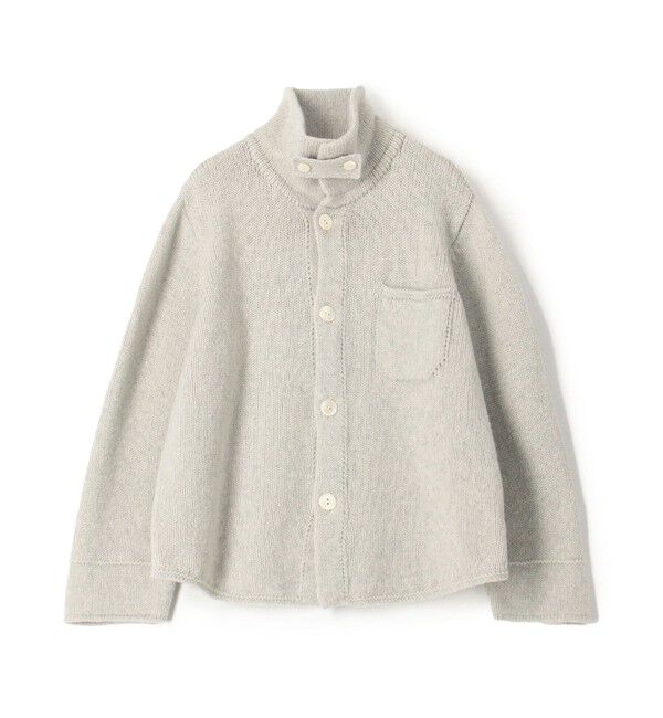 GALERIE VIE「ファインウール シャツカラー オーバーカーディガン」|カーディガン|