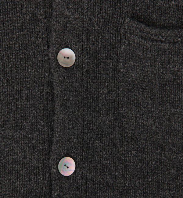 GALERIE VIE「ファインウール シャツカラー オーバーカーディガン」|カーディガン|