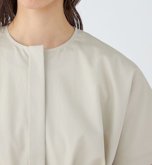 TOMORROWLAND collection「コットンギャバジン ベルテッドシャツ」|シャツ・ブラウス|