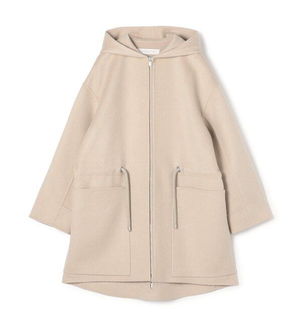 GALERIE VIE「ダブルフェイス フーデットコート」|ミリタリー・モッズコート|41 ライトベージュ