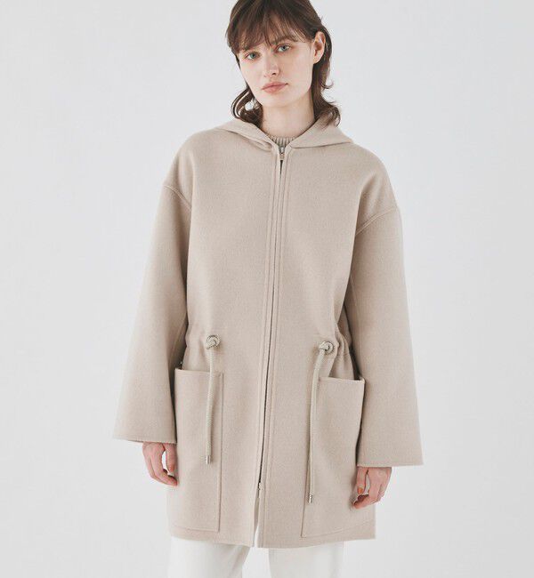GALERIE VIE「ダブルフェイス フーデットコート」|ミリタリー・モッズコート|