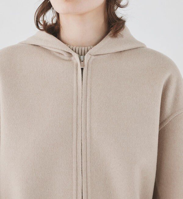 GALERIE VIE「ダブルフェイス フーデットコート」|ミリタリー・モッズコート|