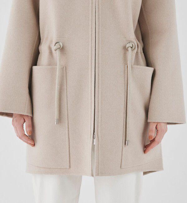 GALERIE VIE「ダブルフェイス フーデットコート」|ミリタリー・モッズコート|