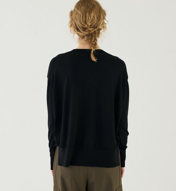 GALERIE VIE「プレーンウール クルーネックプルオーバー」|ニット・セーター|