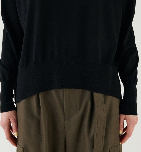 GALERIE VIE「プレーンウール クルーネックプルオーバー」|ニット・セーター|