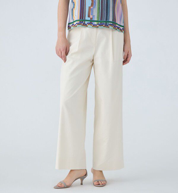 Ballsey「LINOストレッチ タックパンツ」|その他|