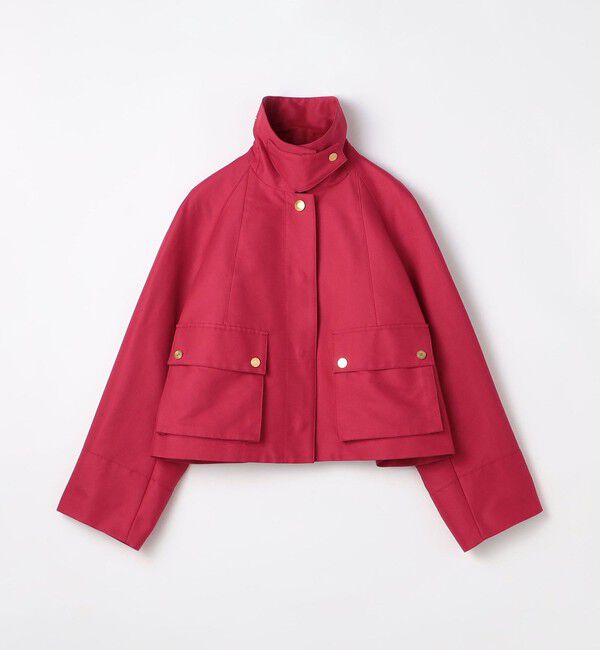 TOMORROWLAND collection「コットンシルクグログラン トラペーズワークジャケット」|ブルゾン・スタジャン|