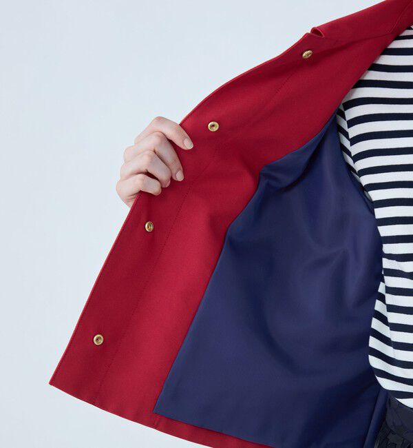 TOMORROWLAND collection「コットンシルクグログラン トラペーズワークジャケット」|ブルゾン・スタジャン|