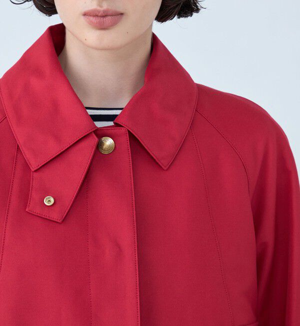 TOMORROWLAND collection「コットンシルクグログラン トラペーズワークジャケット」|ブルゾン・スタジャン|