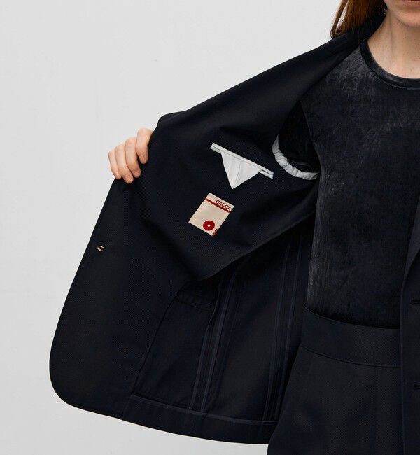 BACCA「ウールシルク テーラードジャケット」|テーラードジャケット|