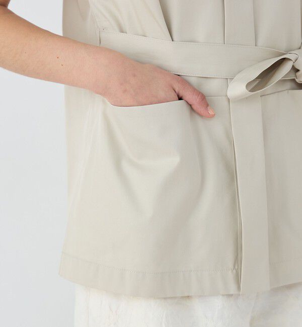 TOMORROWLAND collection「コットンギャバジン ワイドカラージレ」|ベスト・ジレ|