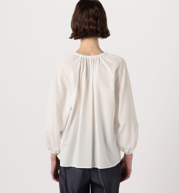 Ballsey「クリスタルコットン スキッパーブラウス」|シャツ・ブラウス|